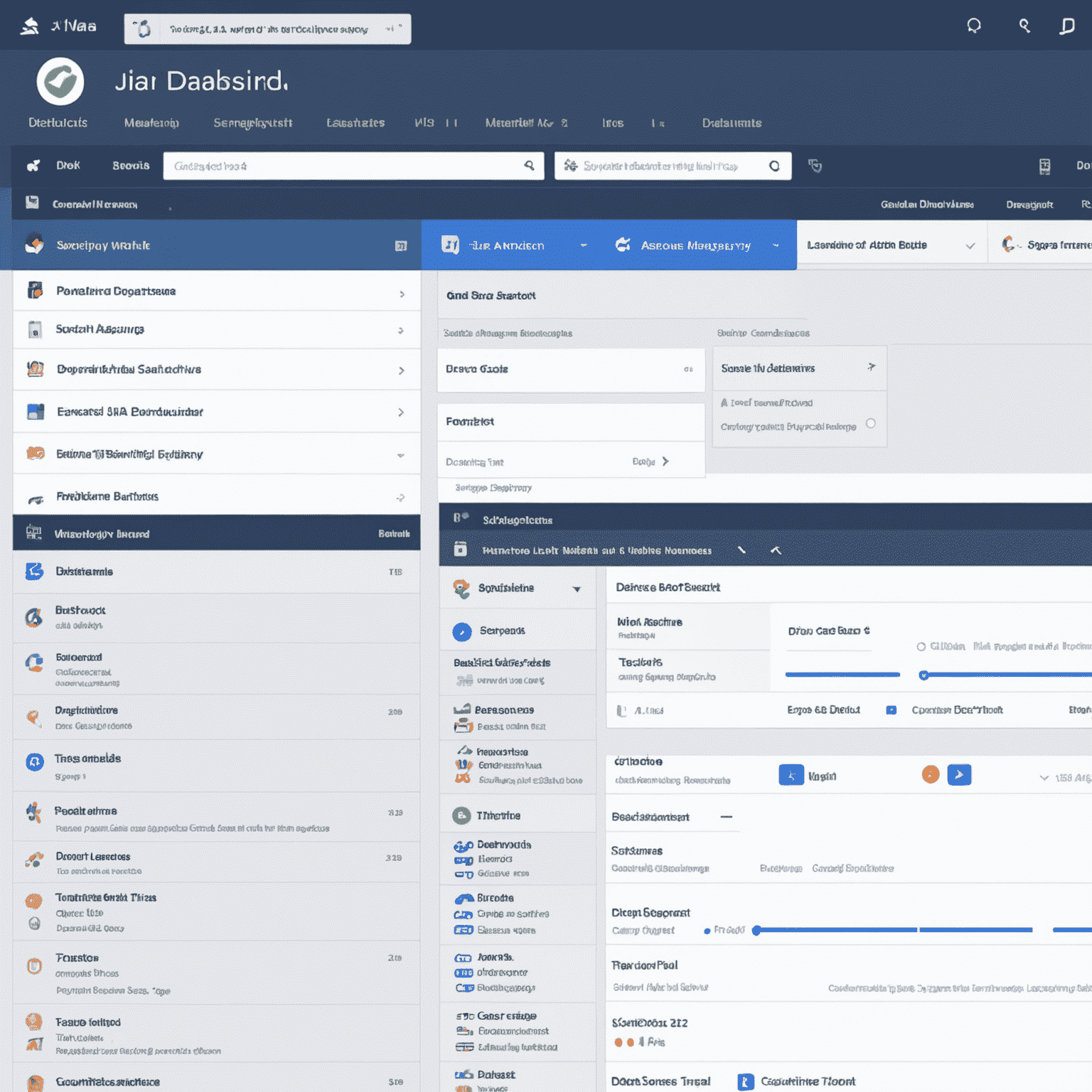 A screenshot of the Jira interface showing a project dashboard with tasks, assignees, and deadlines